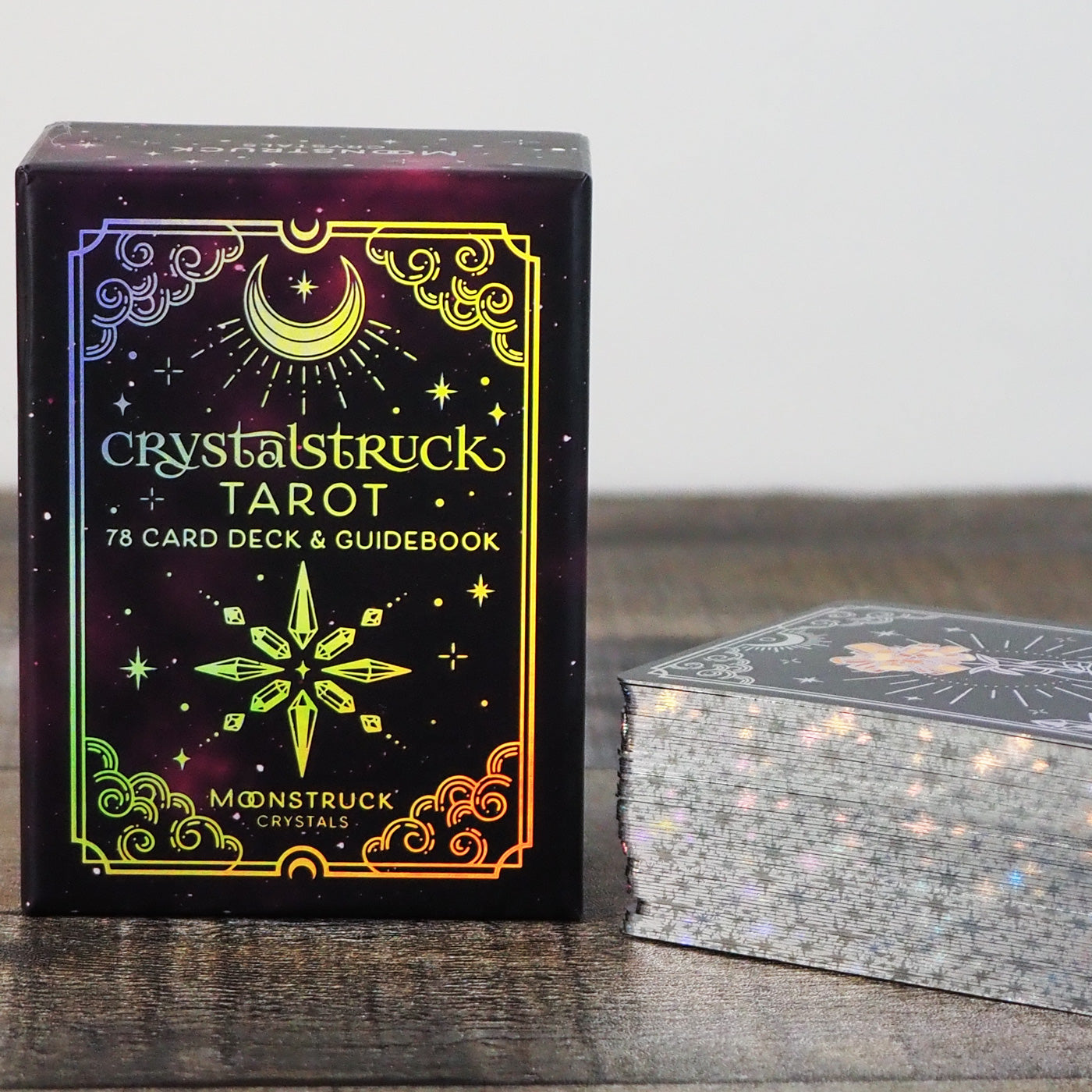 Mini Silver Crystalstruck Tarot© Deck by Moonstruck Crystals