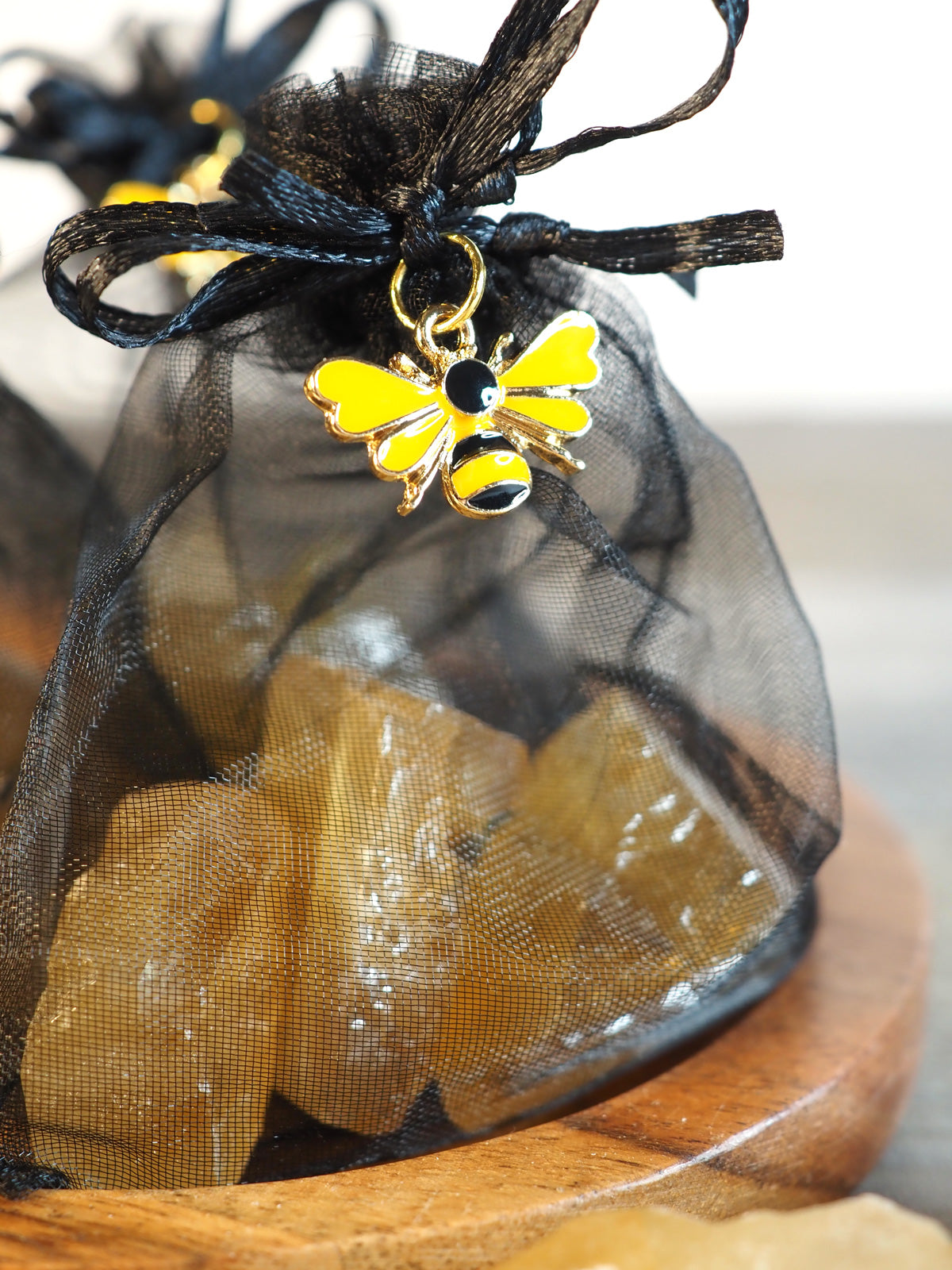 Golden Honey Calcite Magic Sacks