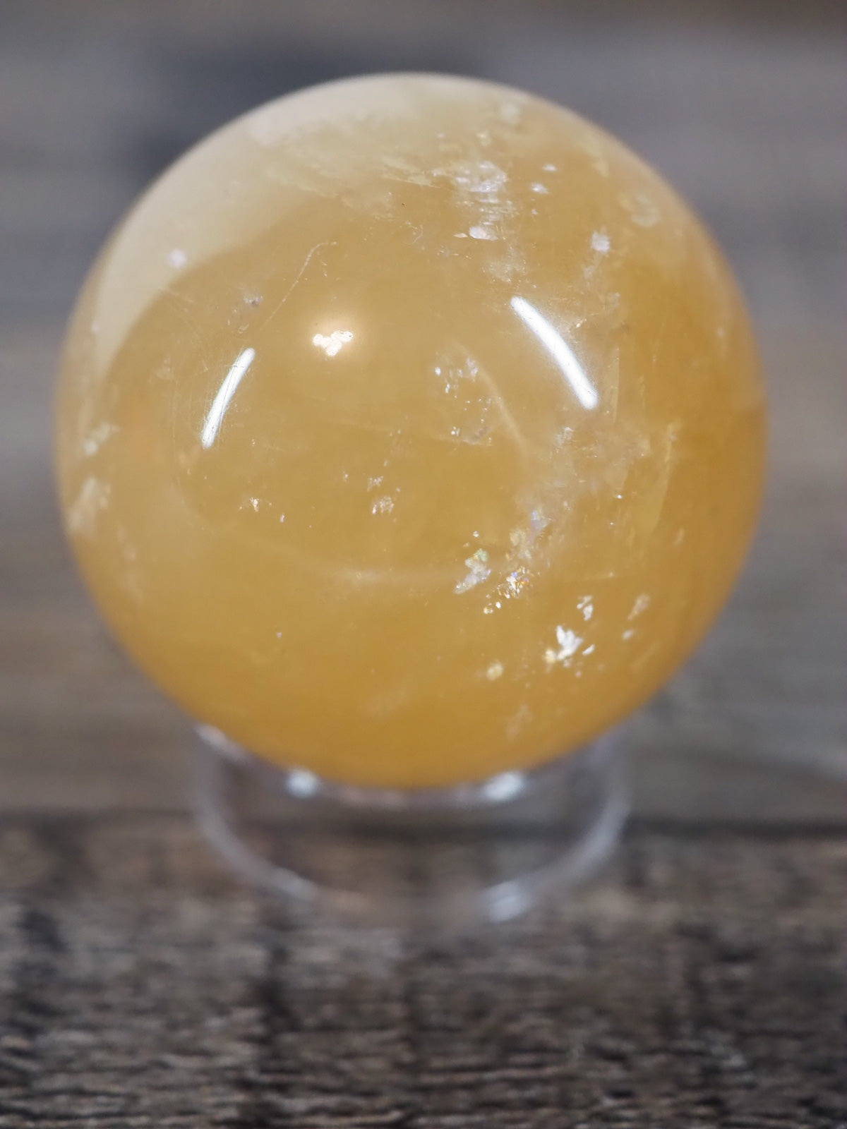 Honey Calcite Sphere A