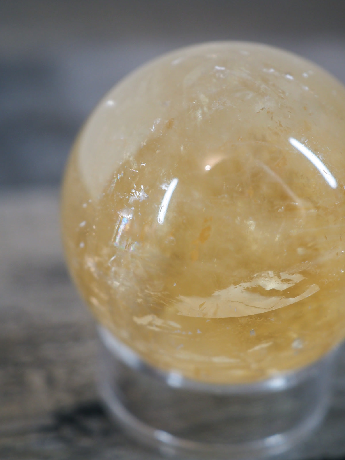 Honey Calcite Sphere C