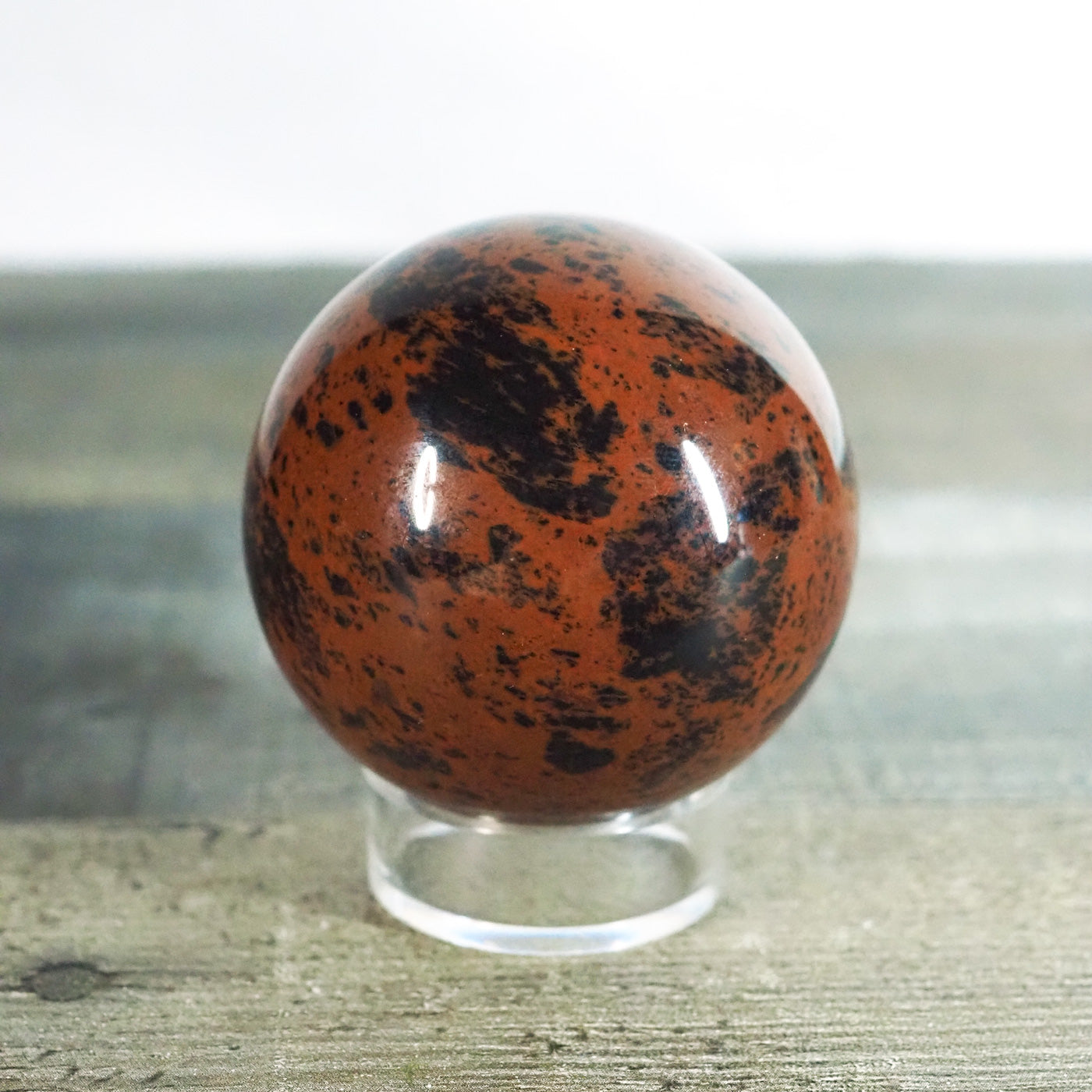 Mahogany Obsidian Sphere A