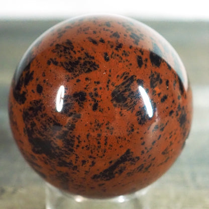 Mahogany Obsidian Sphere A