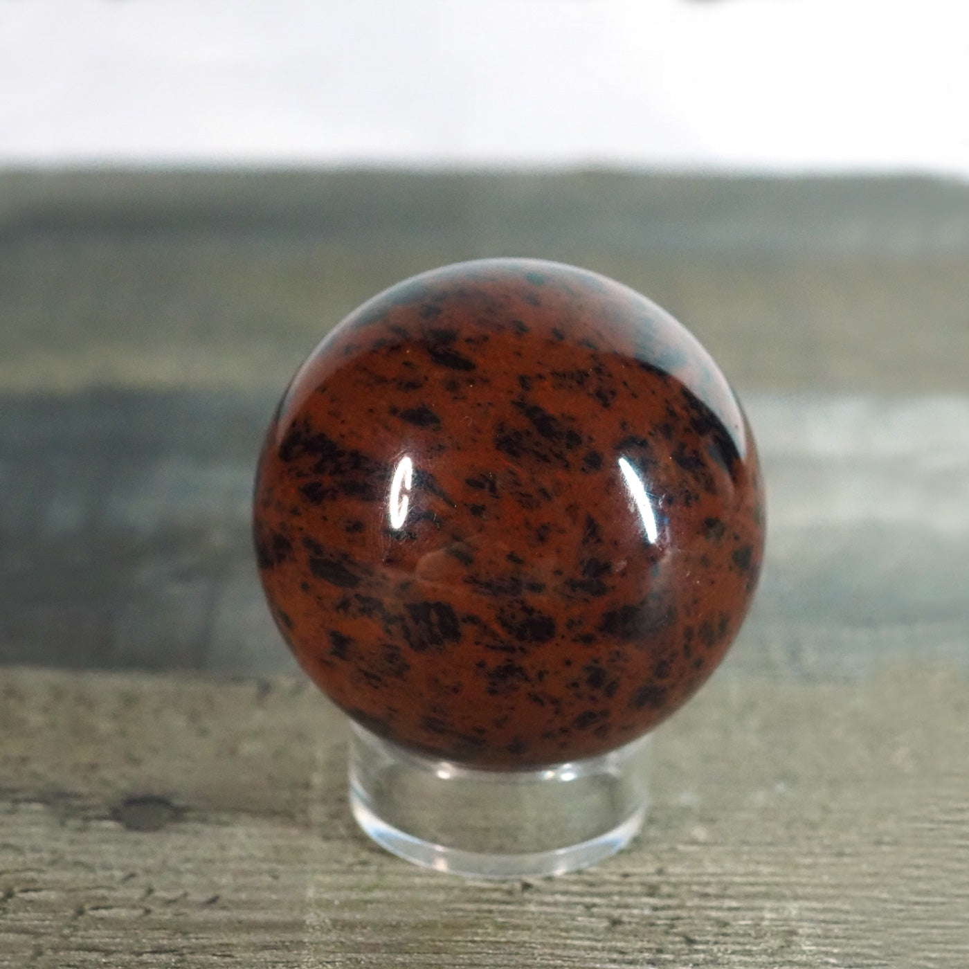 Mahogany Obsidian Sphere B