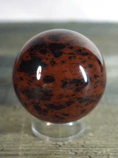 Mahogany Obsidian Sphere B