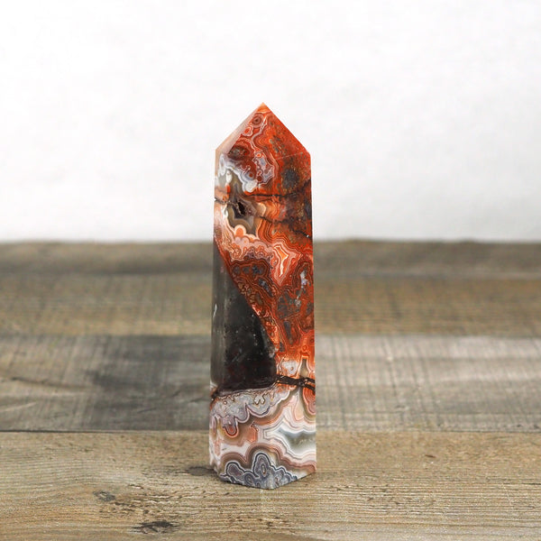 Mexican "Crazy Lace" Agate Medium Tower A