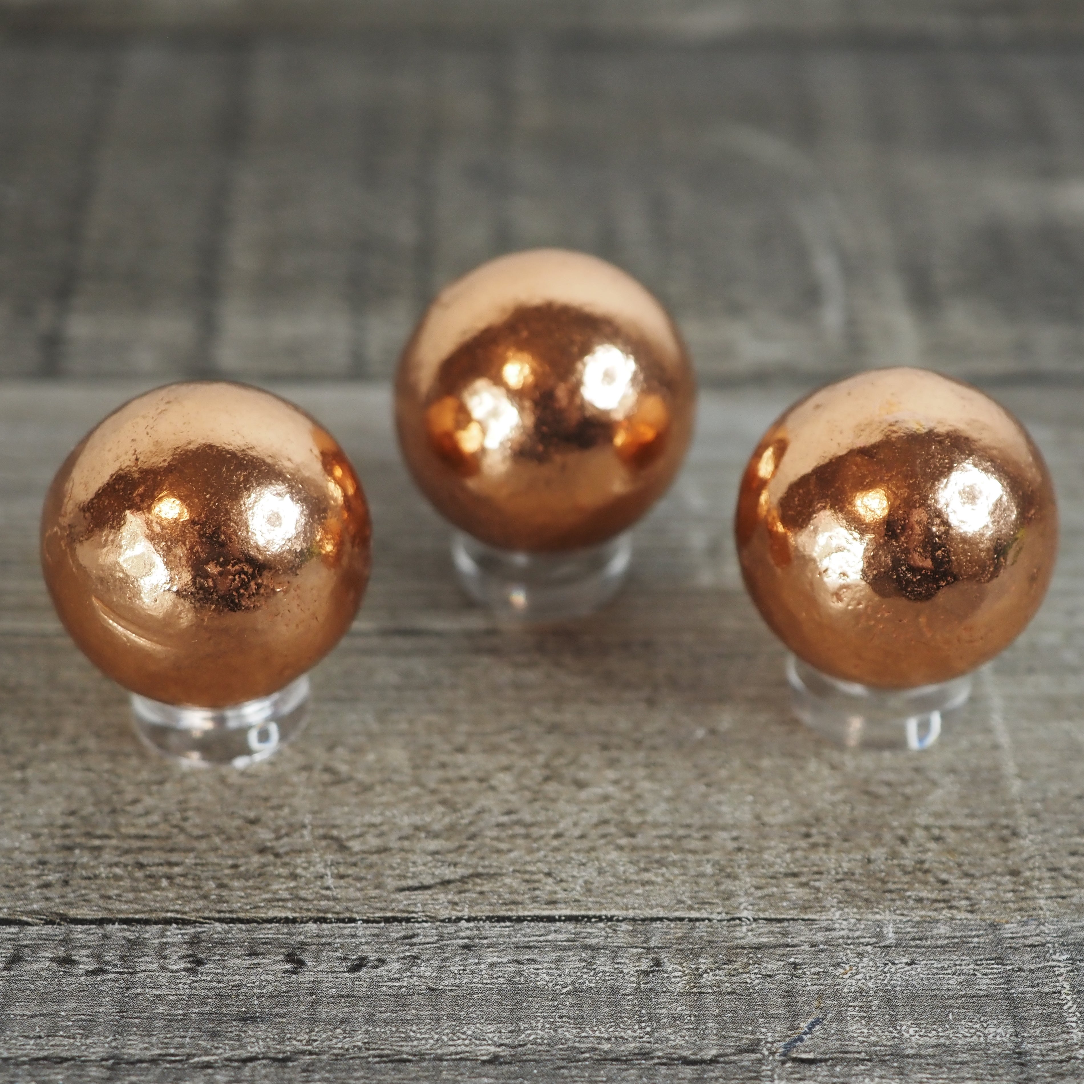 Michigan Native Copper Hammered Spheres