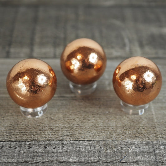 Michigan Native Copper Hammered Spheres