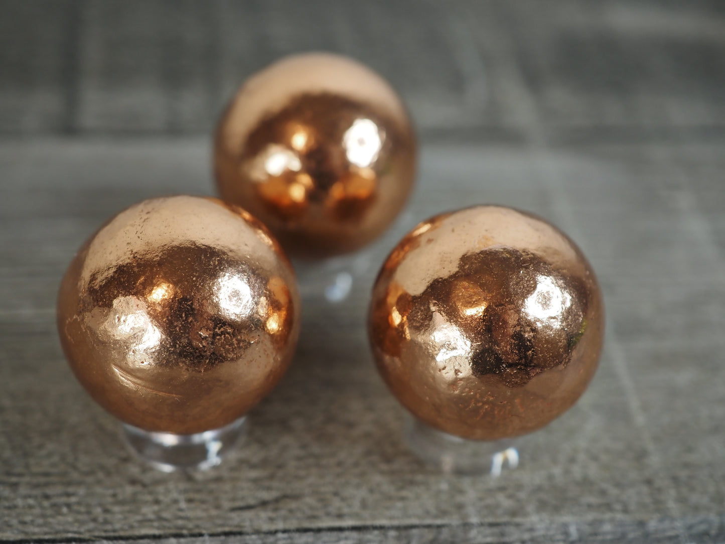Michigan Native Copper Hammered Spheres