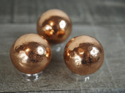 Michigan Native Copper Hammered Spheres