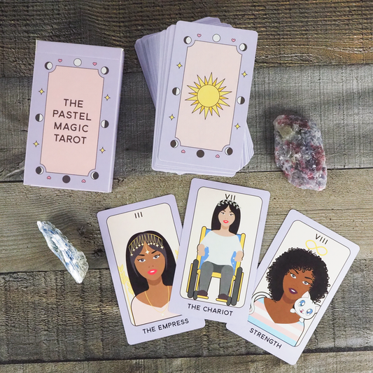 Pastel Magic Tarot and Tarot Spread Journal by Mulberry Moons