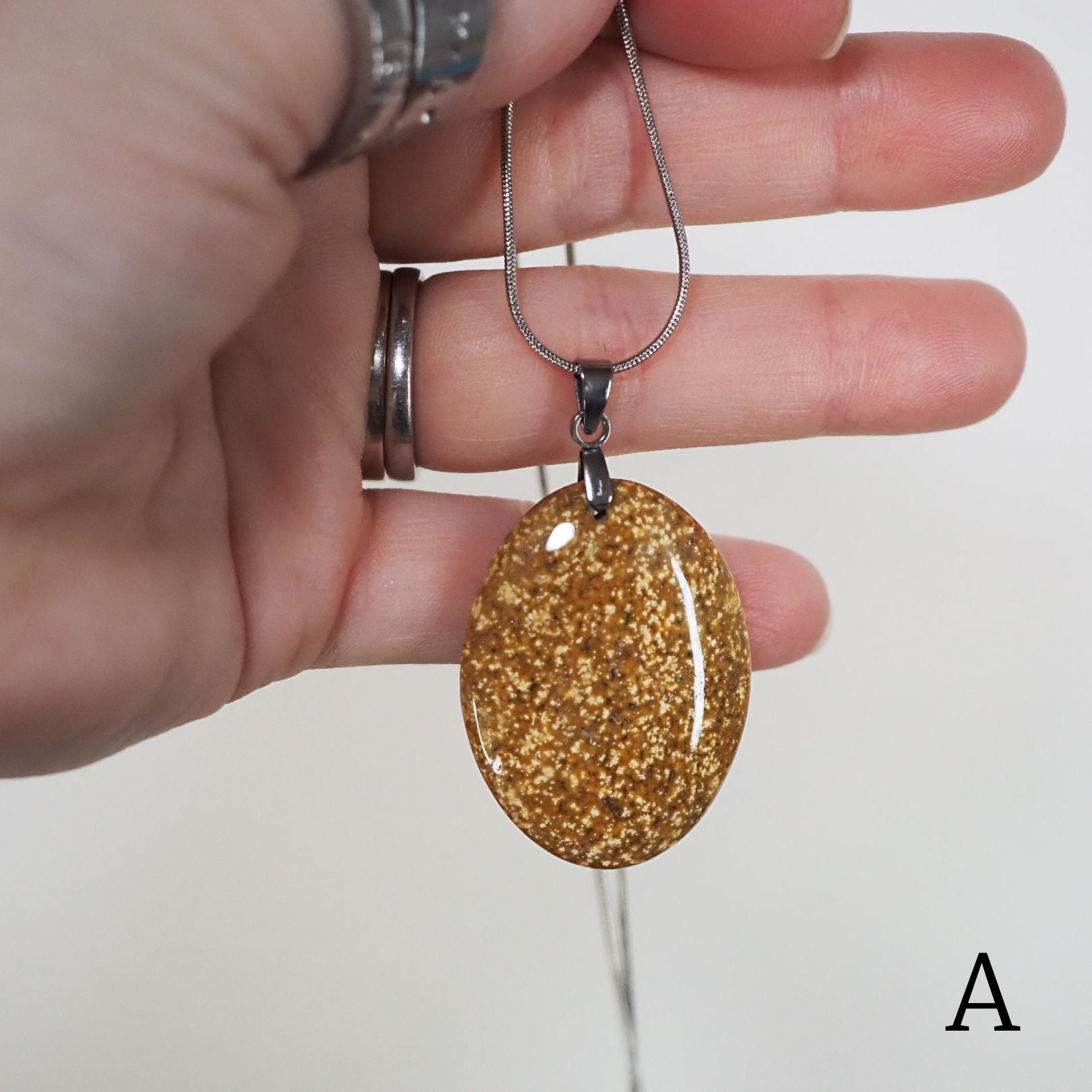 Ocean Jasper Pendants A-E