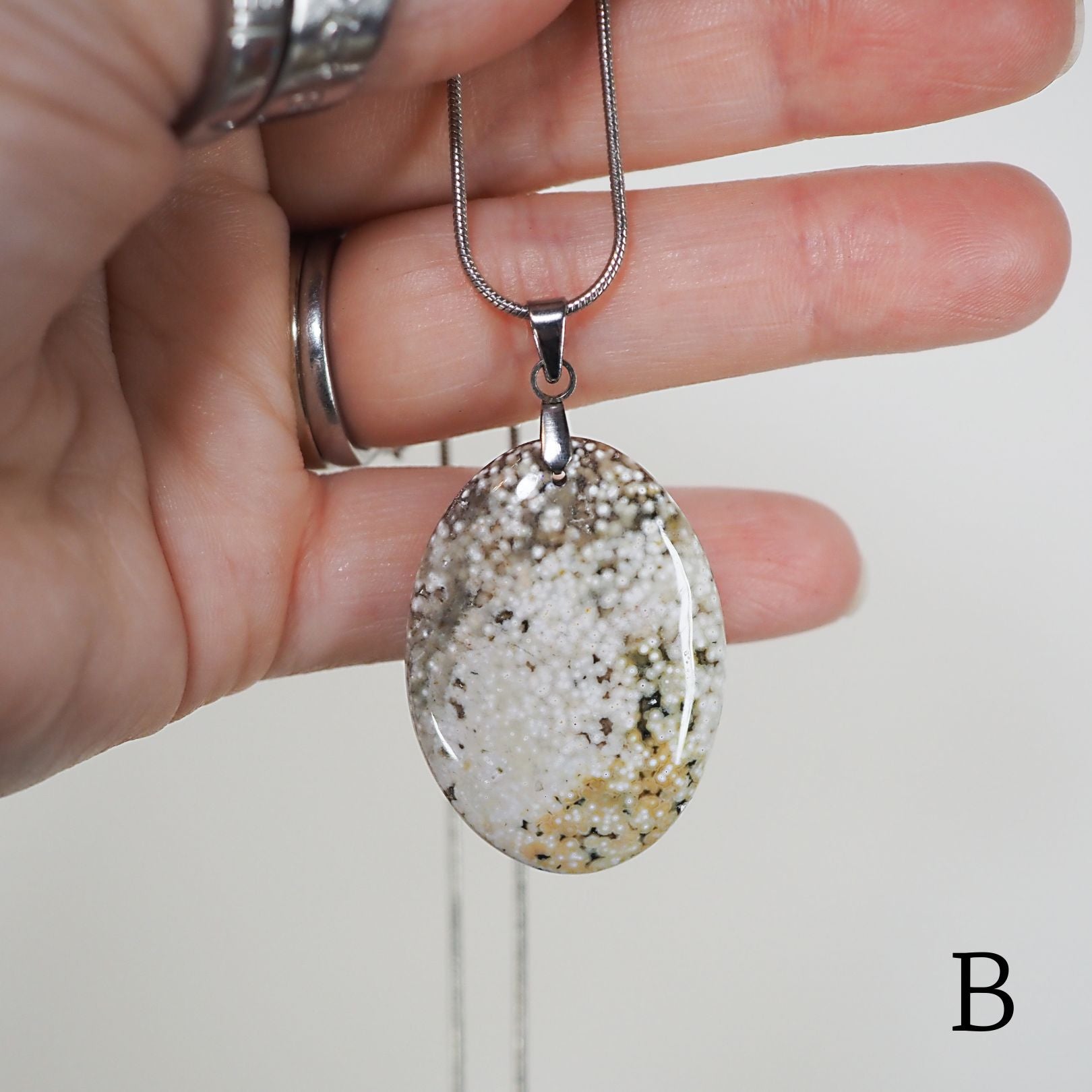 Ocean Jasper Pendants A-E