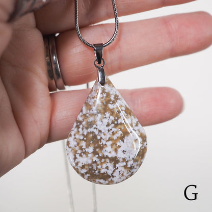 Ocean Jasper Pendants F-J