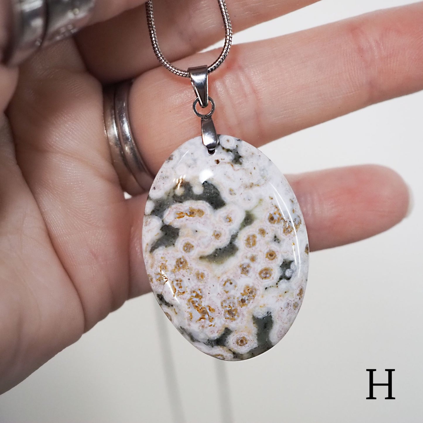 Ocean Jasper Pendants F-J