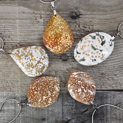 Ocean Jasper Pendants F-J