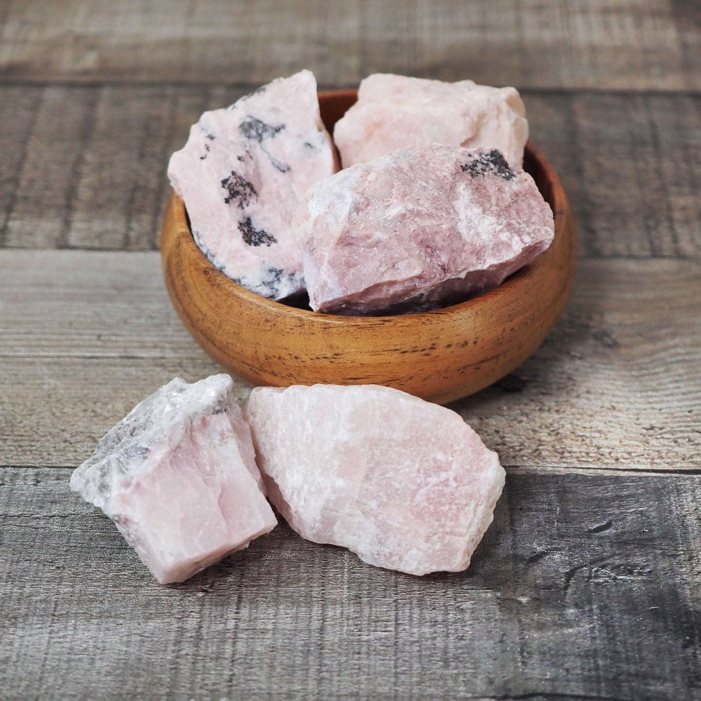 Rough Pink Petalite from Namibia