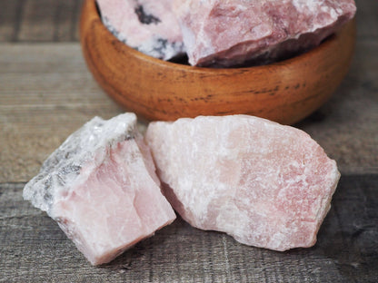Rough Pink Petalite from Namibia