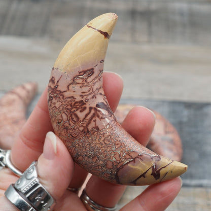 Sahara Desert Picture Jasper Moon Carvings