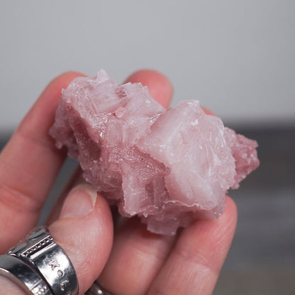 Searles Lake Pink Halite Cluster K