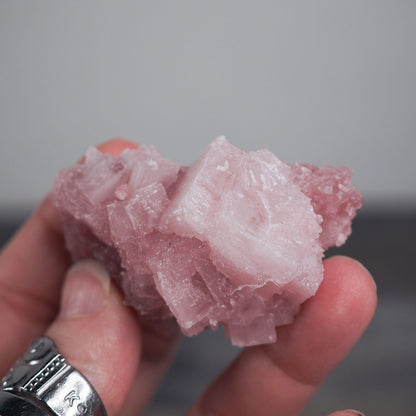 Searles Lake Pink Halite Cluster K