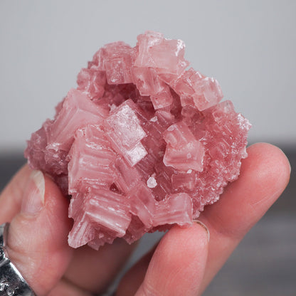 Searles Lake Pink Halite Cluster M