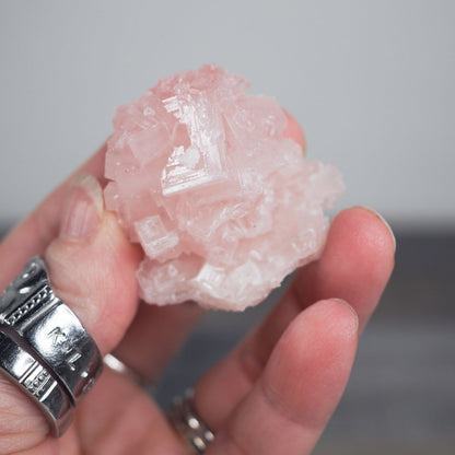 Searles Lake Pink Halite Cluster P