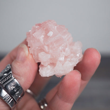 Searles Lake Pink Halite Cluster P