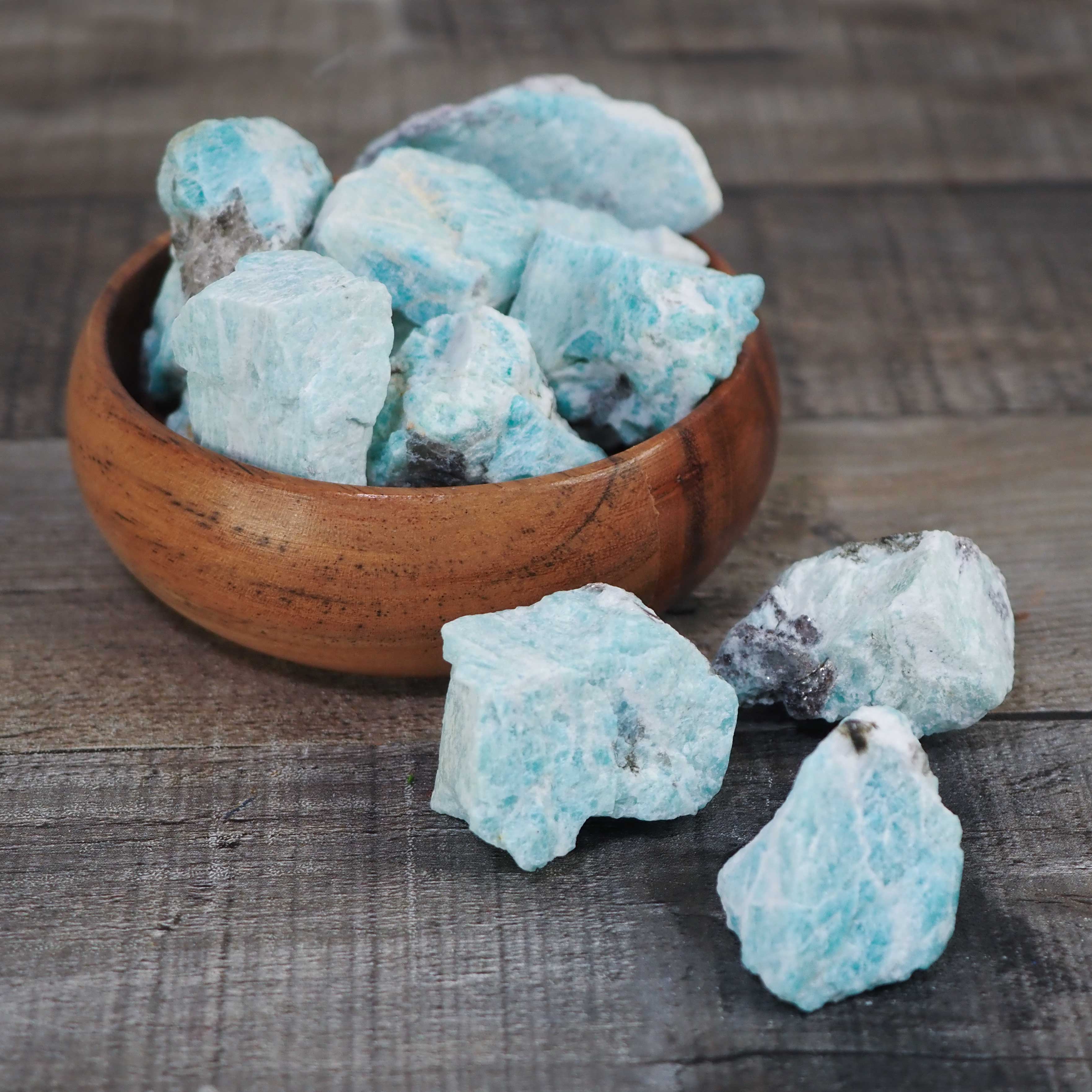 Rough Amazonite from Madagascar