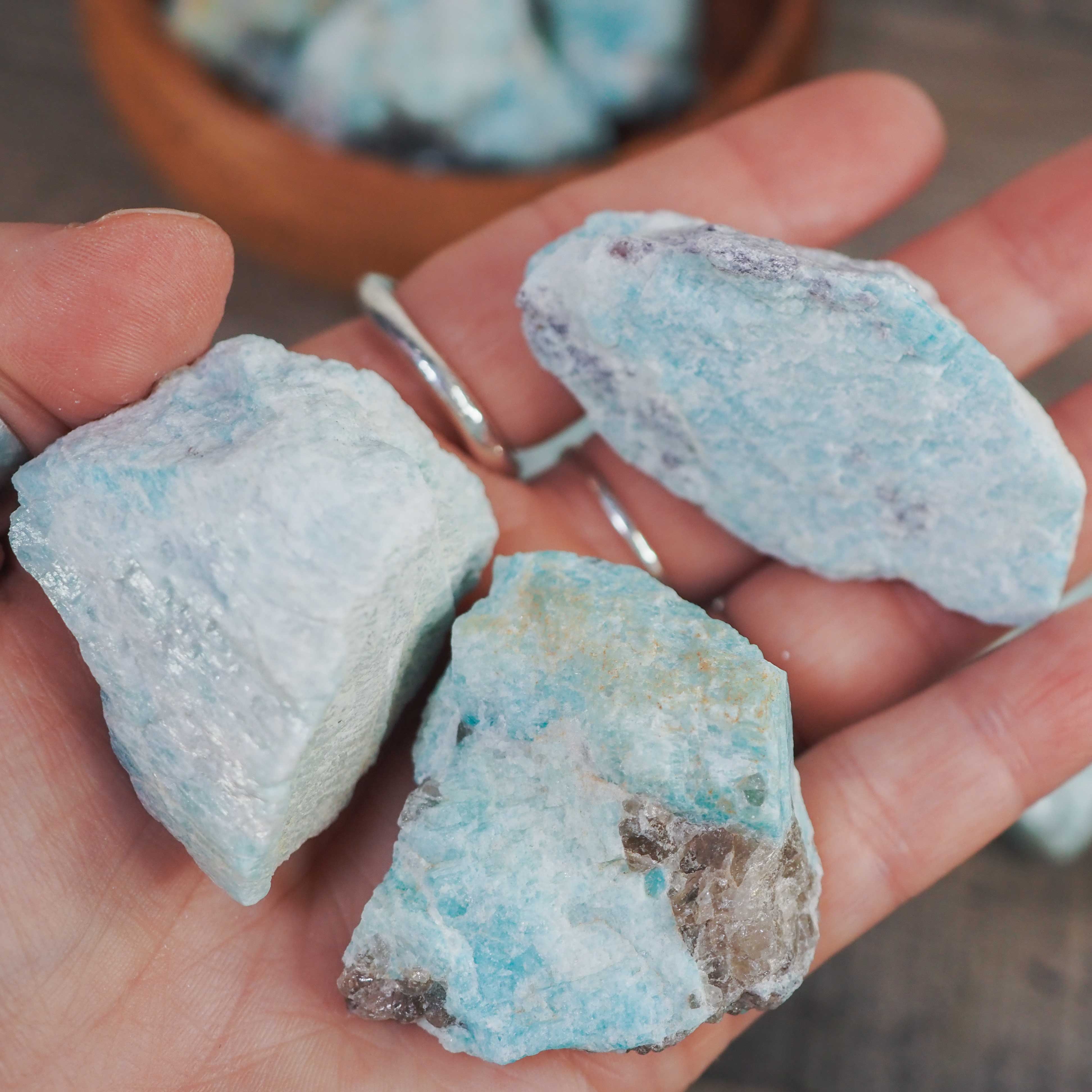 Rough Amazonite from Madagascar
