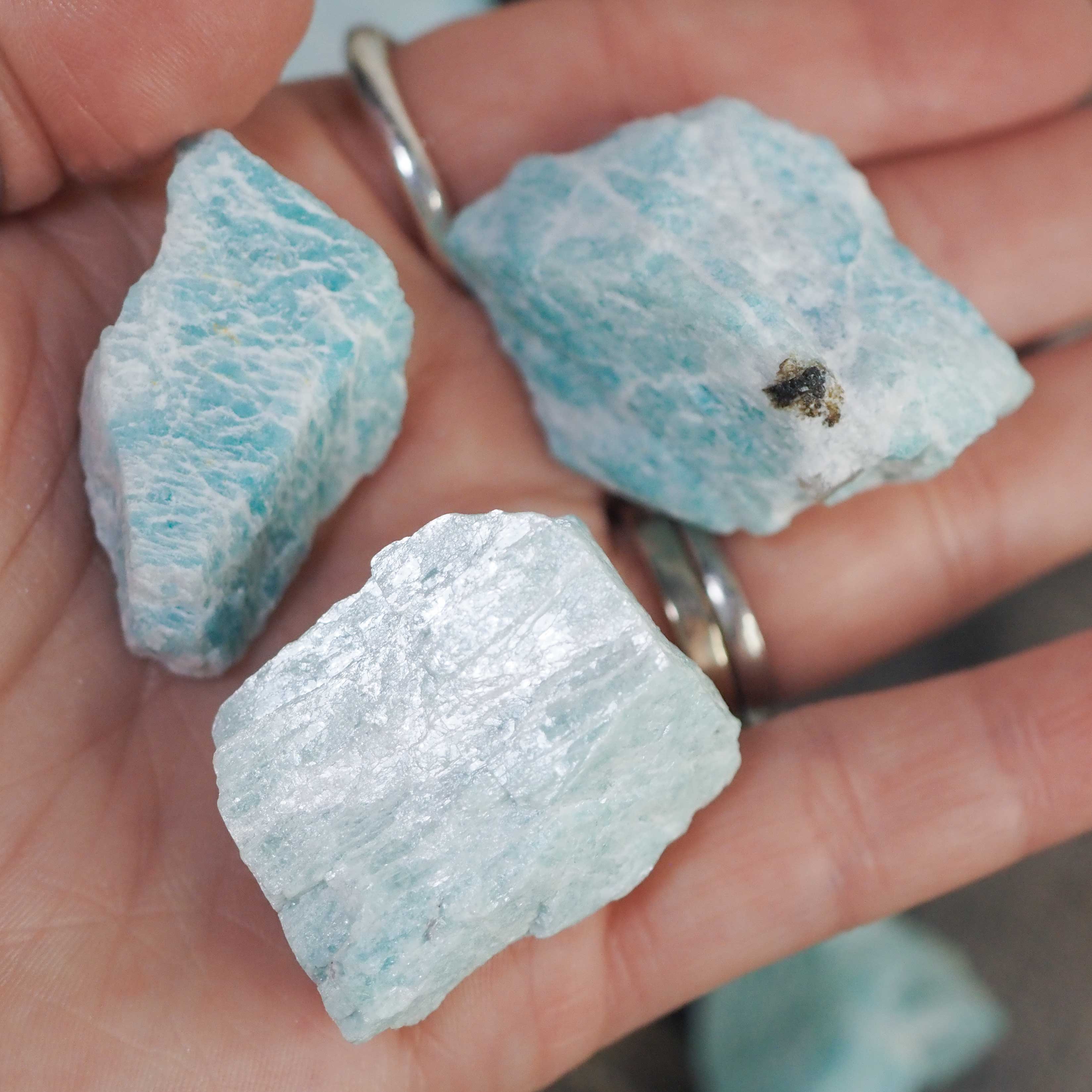Rough Amazonite from Madagascar