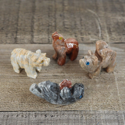 Mini Soapstone Animals