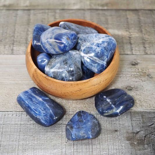 Sodalite Tumbles from Brazil