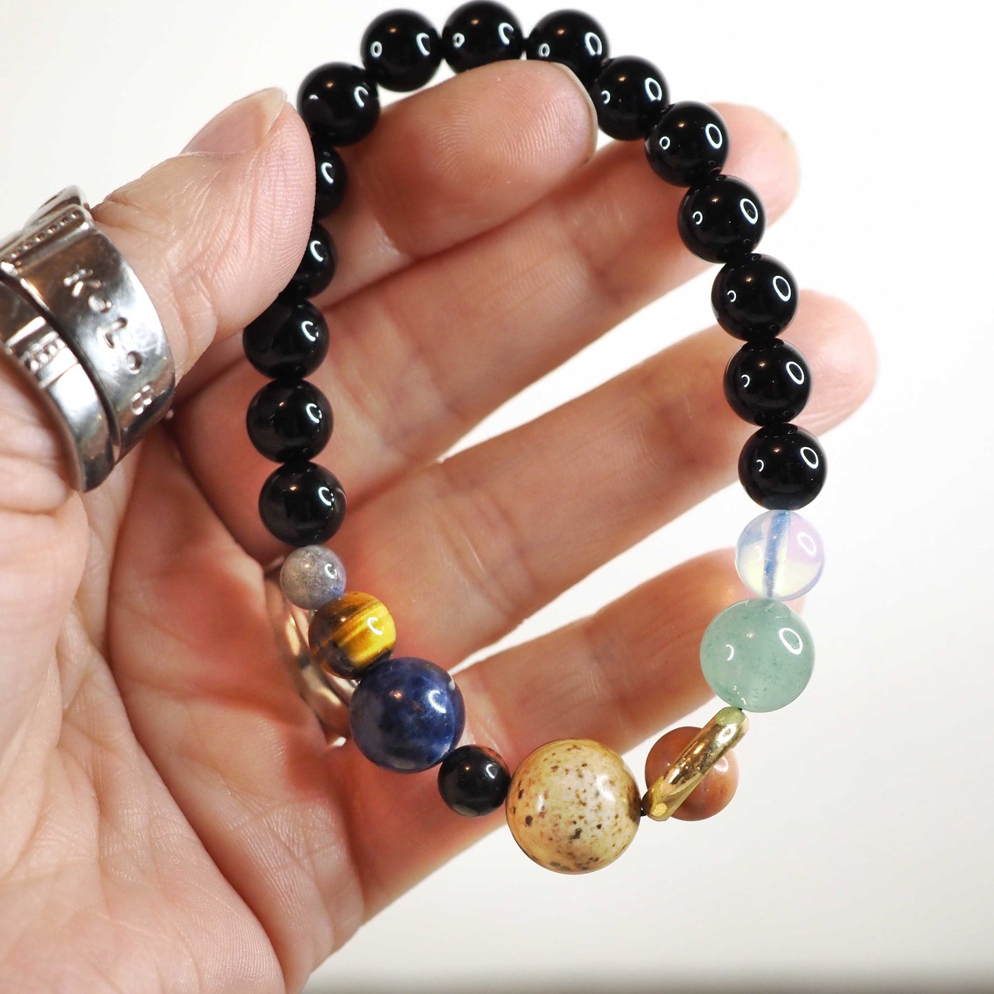 Solar System Bracelet (Mixed Gemstones)