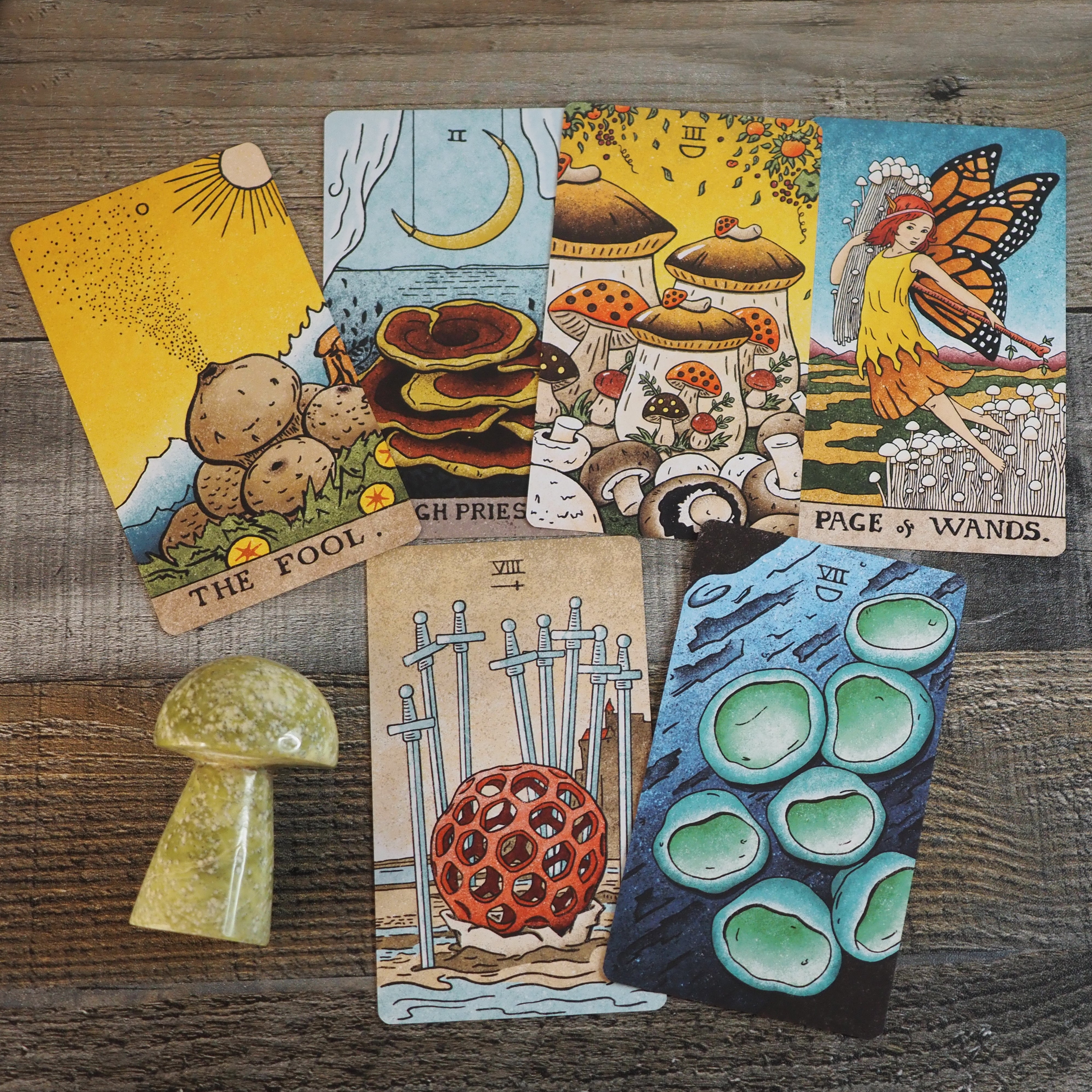 The Mushroom Hunter's Arcanum Tarot