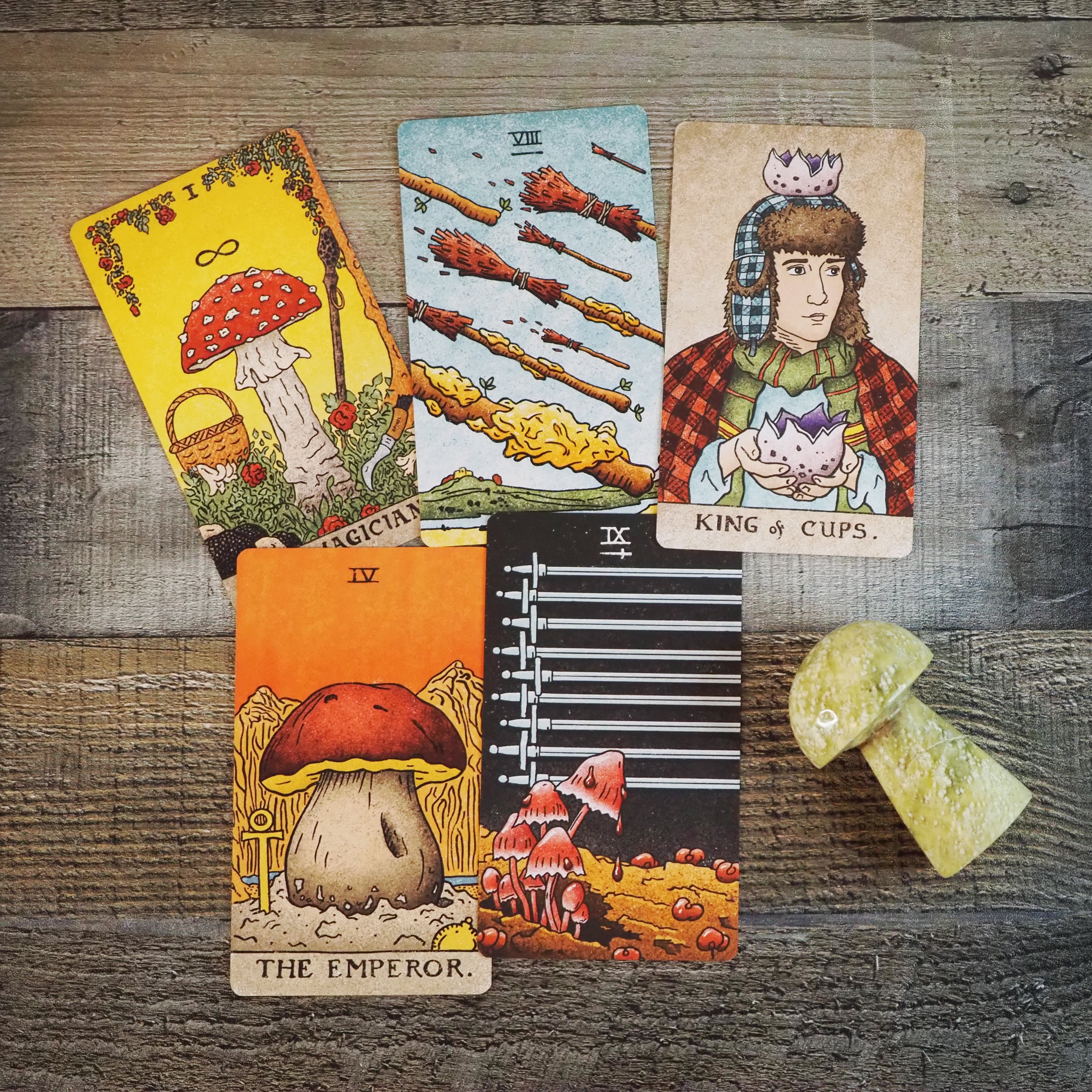 The Mushroom Hunter's Arcanum Tarot