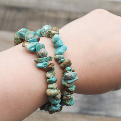 Turquoise Chip Bracelets from Number 8 Mine in Nevada
