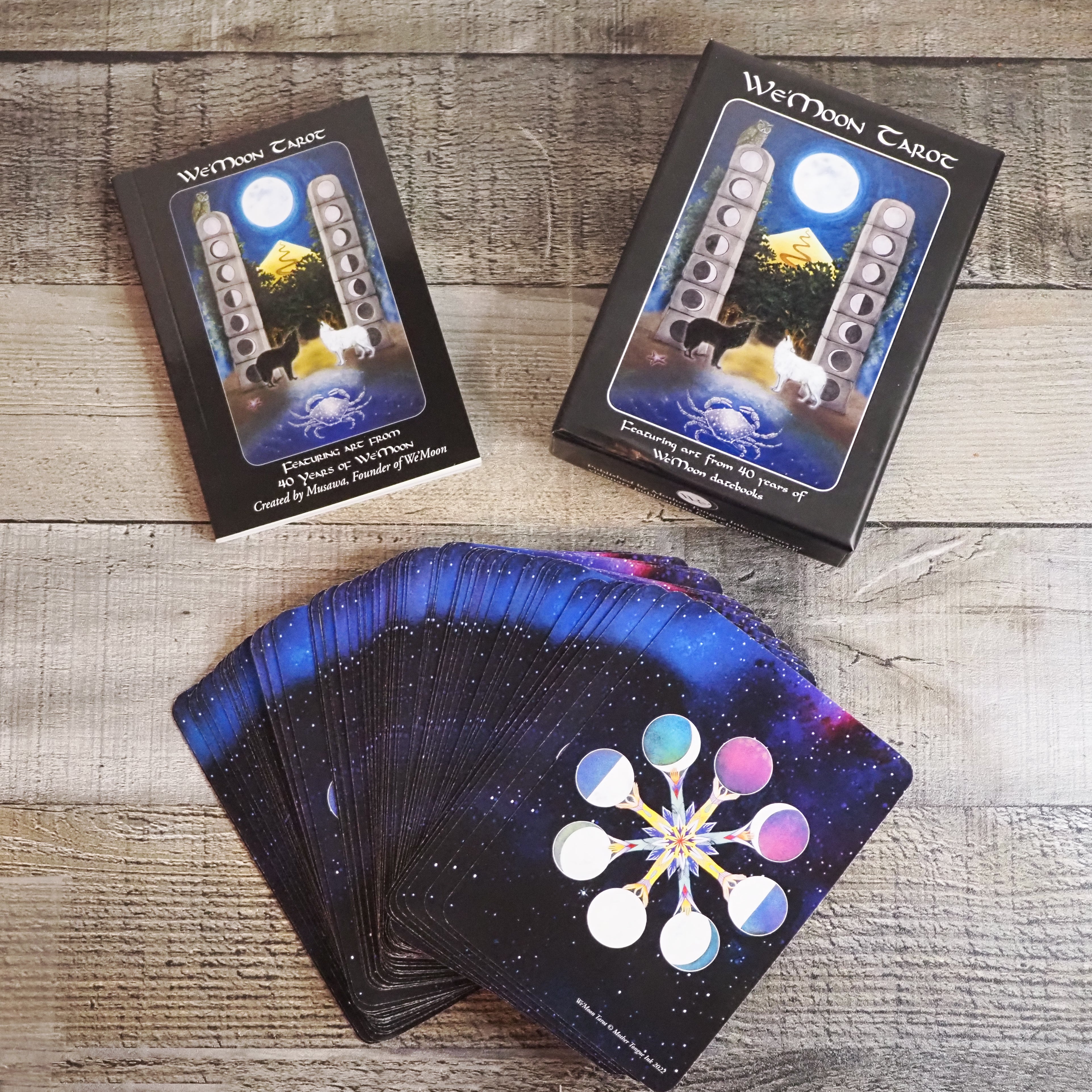 We'Moon Tarot by Musawa, founder of We'Moon
