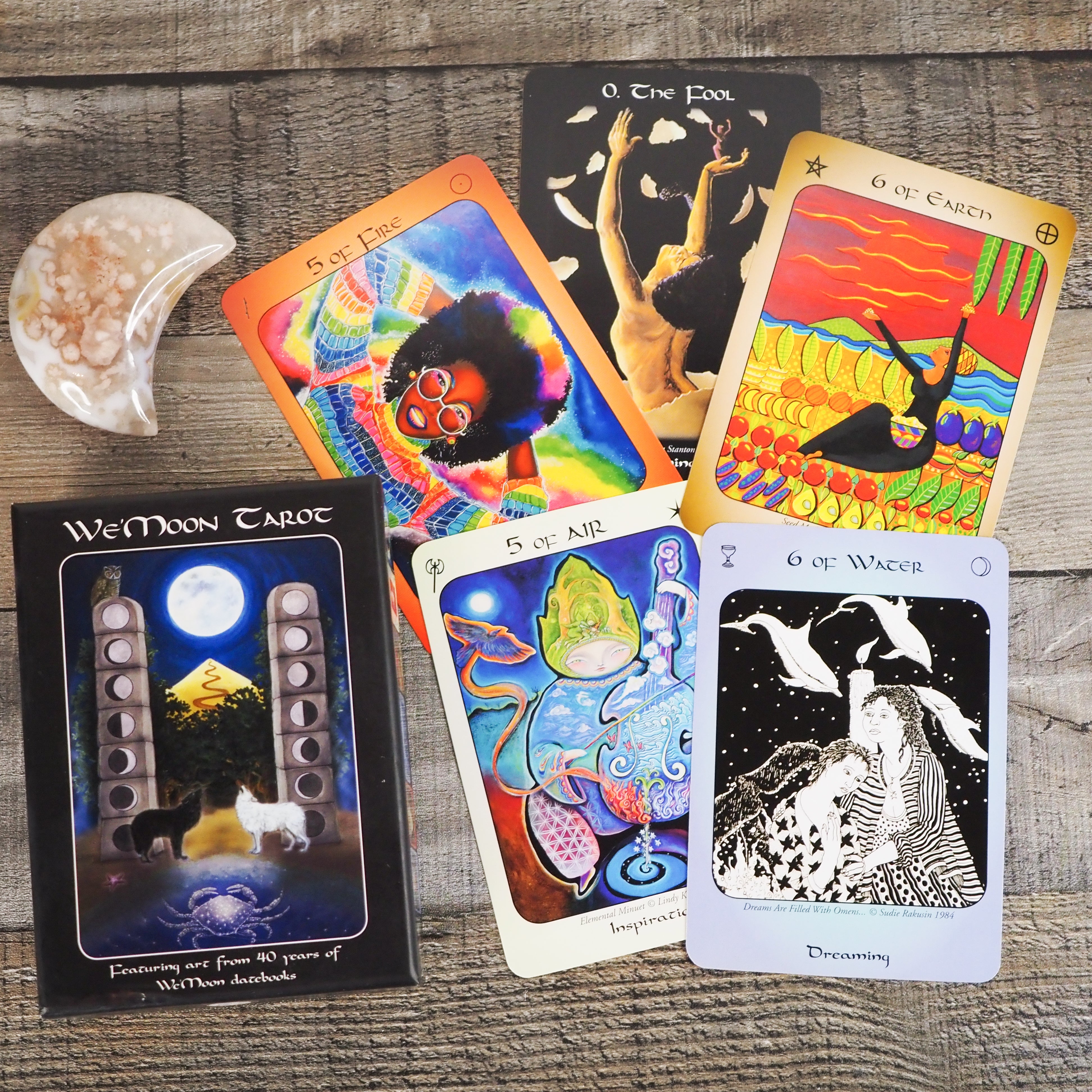 We'Moon Tarot by Musawa, founder of We'Moon