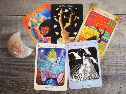 We'Moon Tarot by Musawa, founder of We'Moon