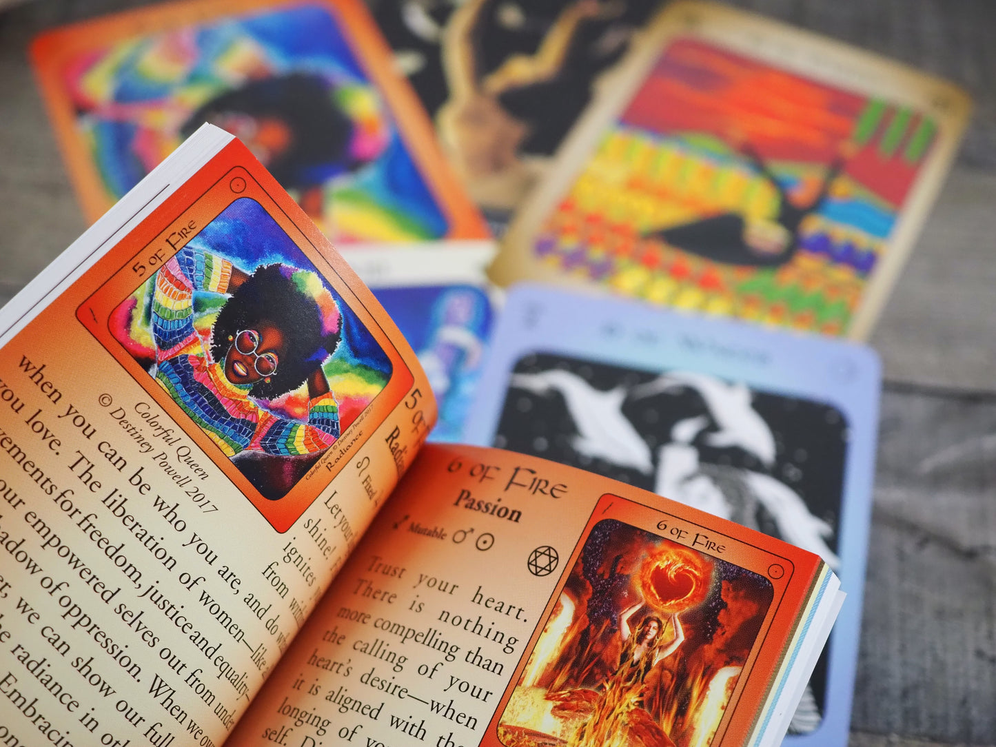 We'Moon Tarot by Musawa, founder of We'Moon