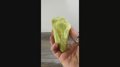 Noble Serpentine Freeform "Pebbles" from Washington - You Choose!