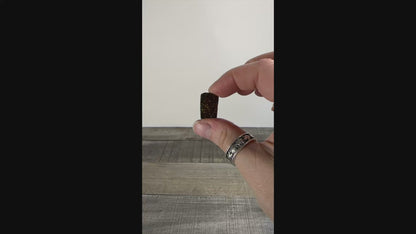 Ammolite from Alberta, Canada in Floating Frame AA10 - AA13