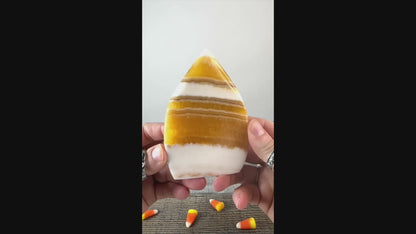 Candy Corn Calcite Flame B