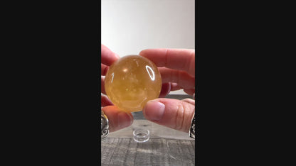 Honey Calcite Sphere B