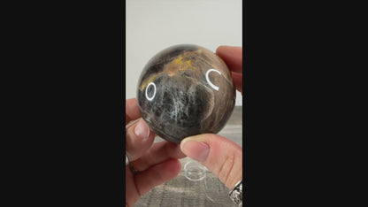 Black Moonstone Sphere A