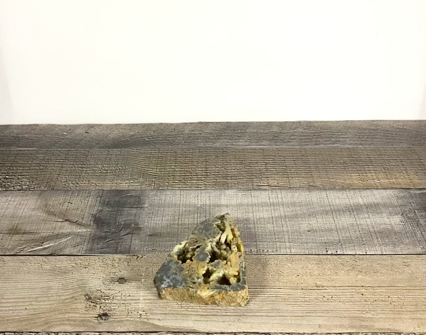 Pyrite Flower Agate Slab with Botryoidal Elements - Video