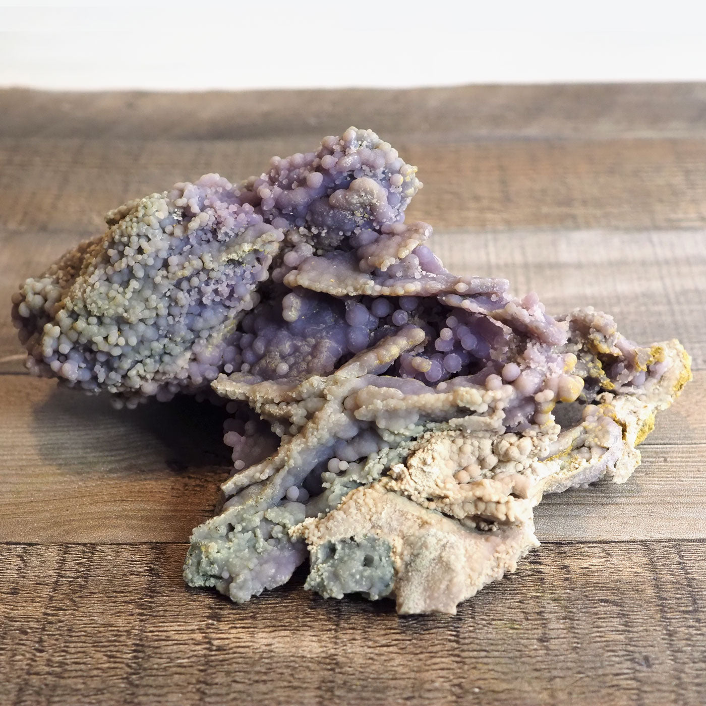 Large, Purple and Green Grape Agate Cluster
