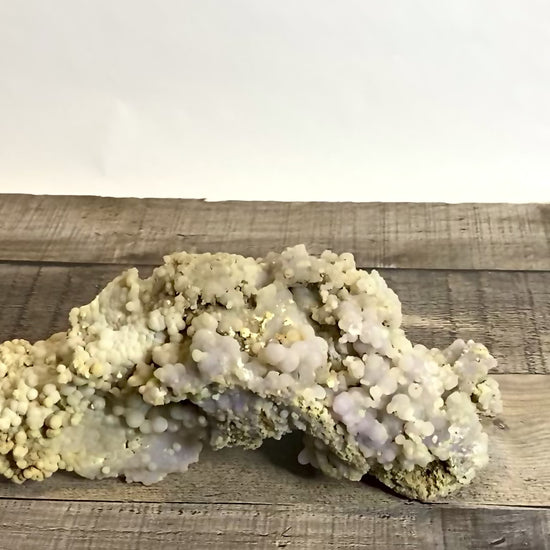 Large, Light Lavender Grape Agate Cluster 